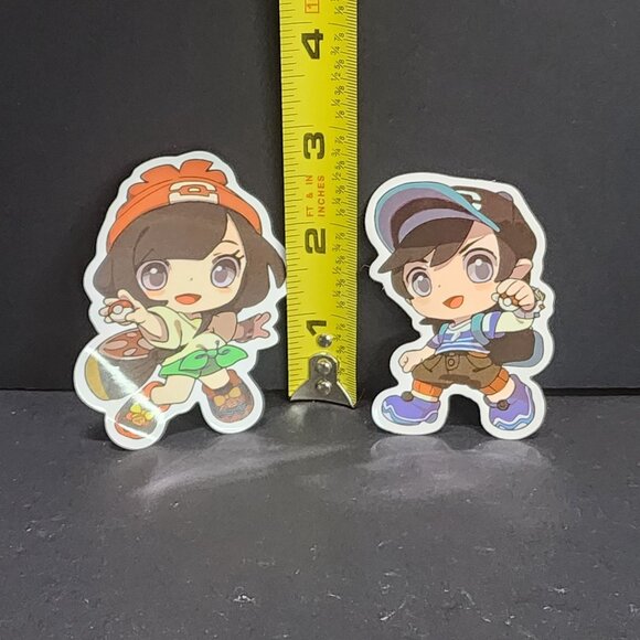 Pokemon Elio and Selene Sticker - Collection Display - Picture 3 of 3